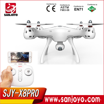 Original SYMA X8 PRO GPS RC Drone Quadcopter With Wifi 720p Camera FPV 6axis Ggro Auto Return Position Holding Flying Helicopter